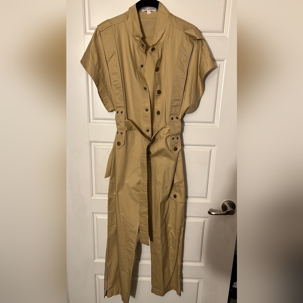 Beige jumpsuit